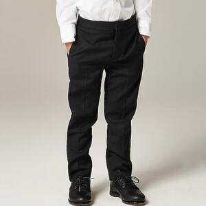 J.Crew Boys Slim Ludlow Tuxedo Pant Italian Wool Special Occasion A8663 Black 14